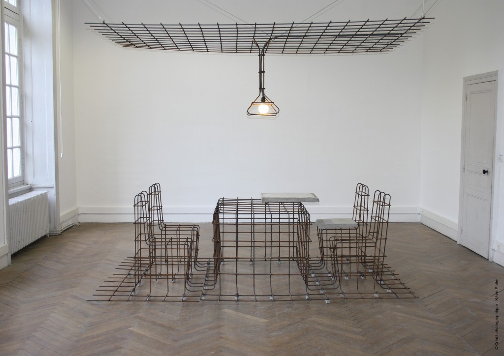 No Stop Furniture / juin 2014 / Crédit photo : Kévin Potier / Fabrication : Sophie Vaugarny en collaboration avec Yannick Iran, métallier, Angers (49)